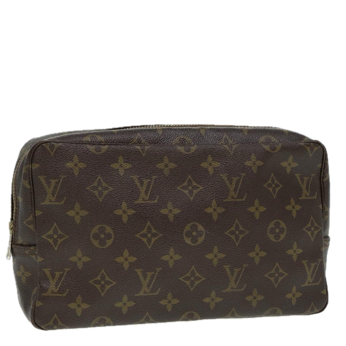 LOUIS VUITTON Monogram Trousse Toilette 28 Clutch Bag M47522 LV Auth ki4910