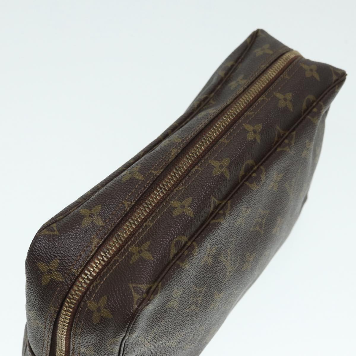 LOUIS VUITTON Monogram Trousse Toilette 28 Clutch Bag M47522 LV Auth ki4910