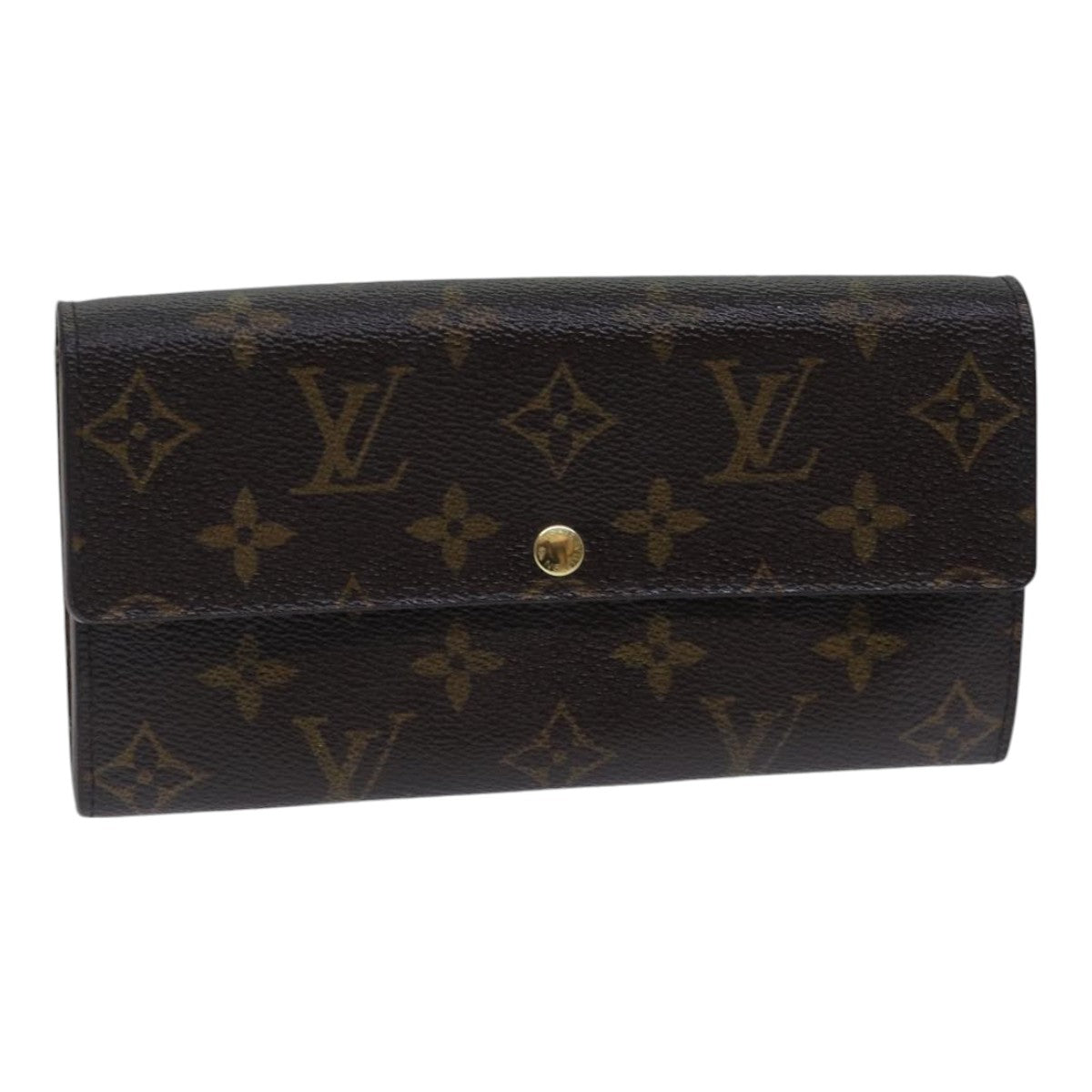 LOUIS VUITTON Monogram Portefeuille Sarah Long Wallet M61734 LV Auth ki4916