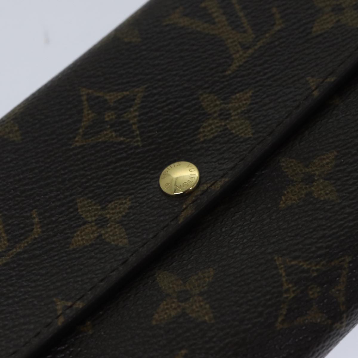 LOUIS VUITTON Monogram Portefeuille Sarah Long Wallet M61734 LV Auth ki4916