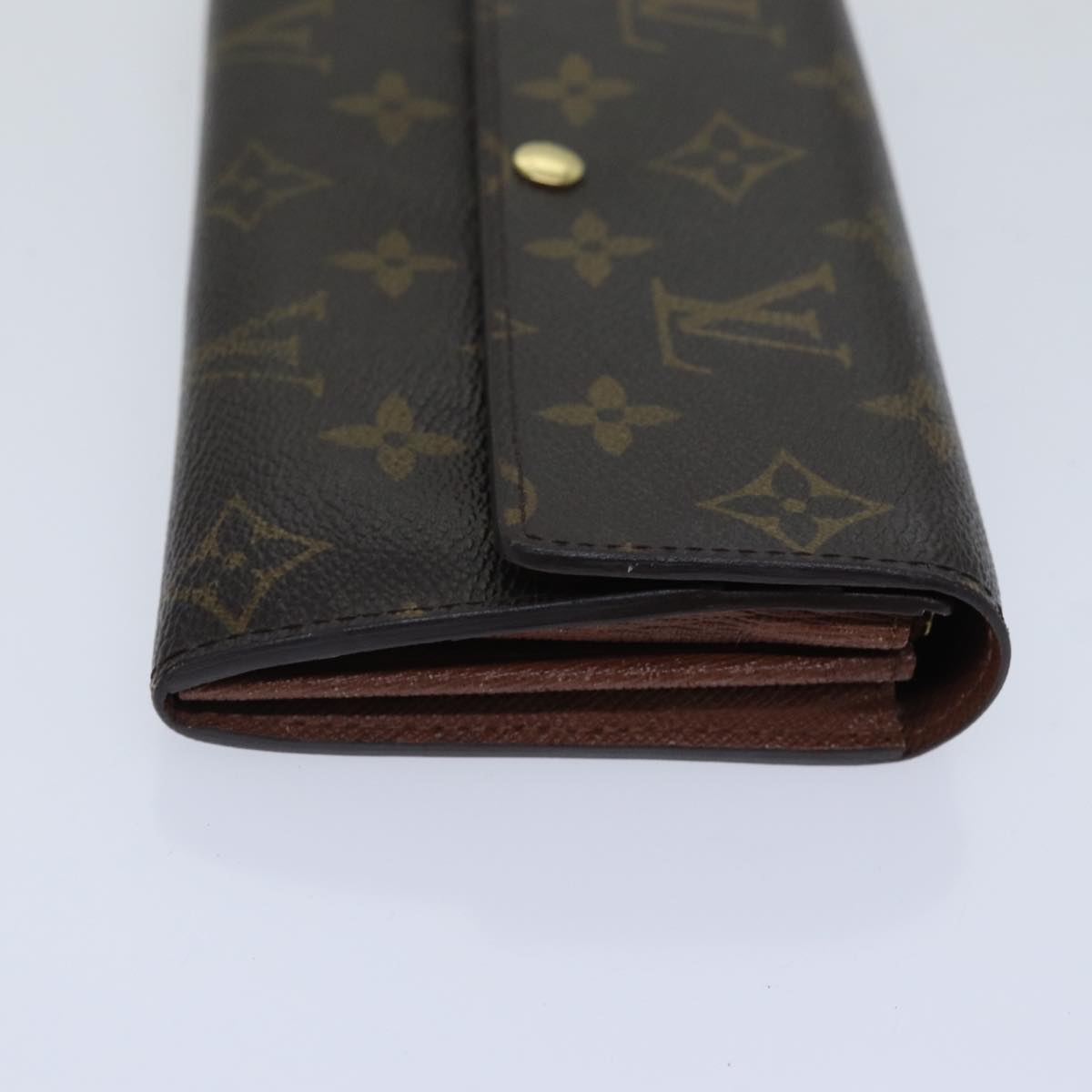 LOUIS VUITTON Monogram Portefeuille Sarah Long Wallet M61734 LV Auth ki4916