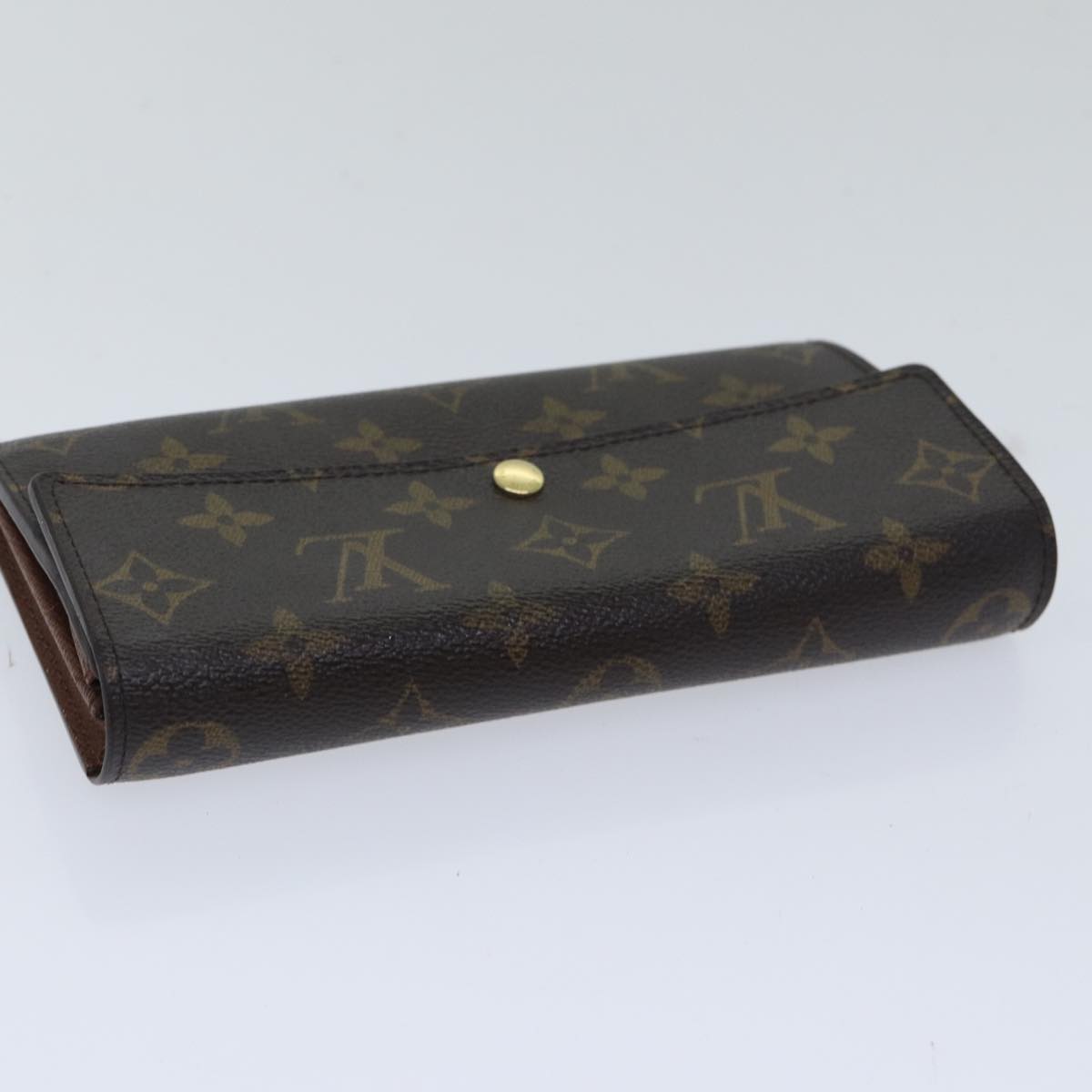 LOUIS VUITTON Monogram Portefeuille Sarah Long Wallet M61734 LV Auth ki4916