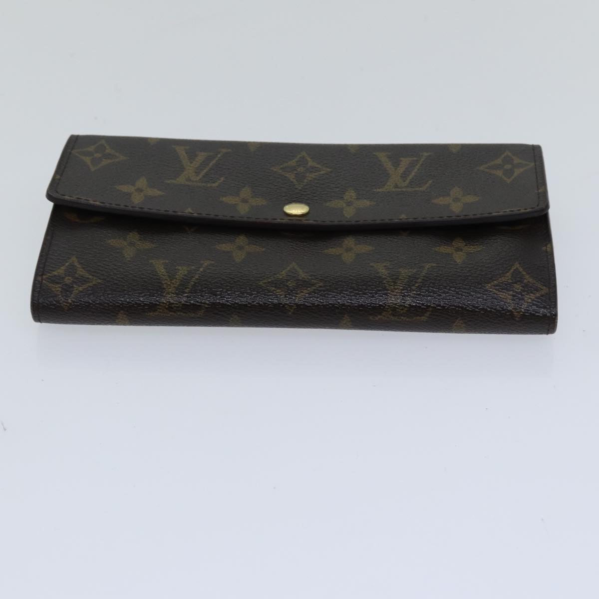 LOUIS VUITTON Monogram Portefeuille Sarah Long Wallet M61734 LV Auth ki4916