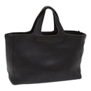 BOTTEGA VENETA Hand Bag Leather Brown Silver Auth ki4924-1