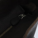 BOTTEGA VENETA Hand Bag Leather Brown Silver Auth ki4924-10