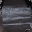BOTTEGA VENETA Hand Bag Leather Brown Silver Auth ki4924-11