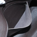 BOTTEGA VENETA Hand Bag Leather Brown Silver Auth ki4924-24