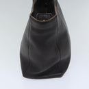 BOTTEGA VENETA Hand Bag Leather Brown Silver Auth ki4924-3