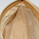 GUCCI Micro GG Supreme Shoulder Bag PVC Beige Gold 007 87 0018 Auth ki4930-21