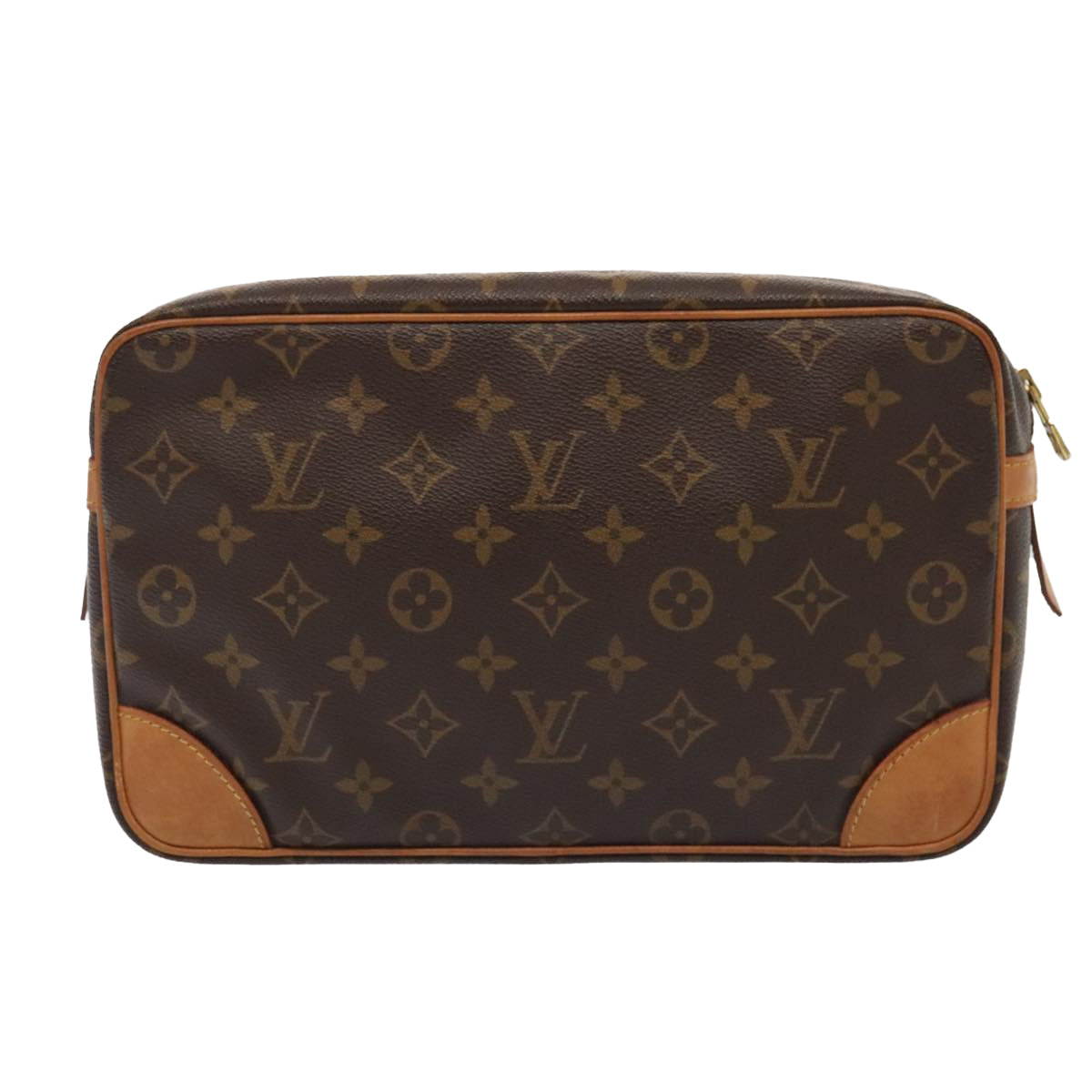 LOUIS VUITTON Monogram Compiegne 28 Clutch Bag M51845 LV Auth ki4942 - 0