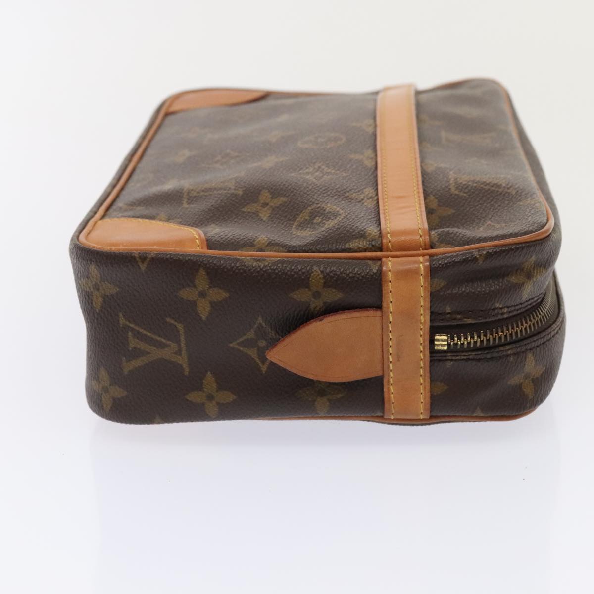 LOUIS VUITTON Monogram Compiegne 28 Clutch Bag M51845 LV Auth ki4942