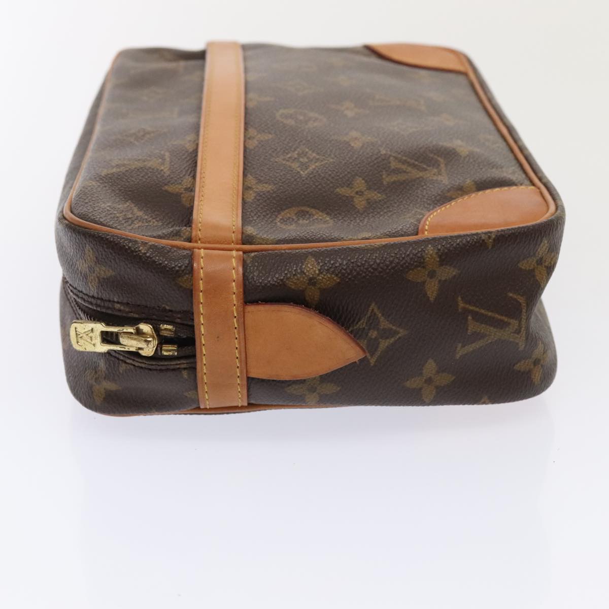 LOUIS VUITTON Monogram Compiegne 28 Clutch Bag M51845 LV Auth ki4942