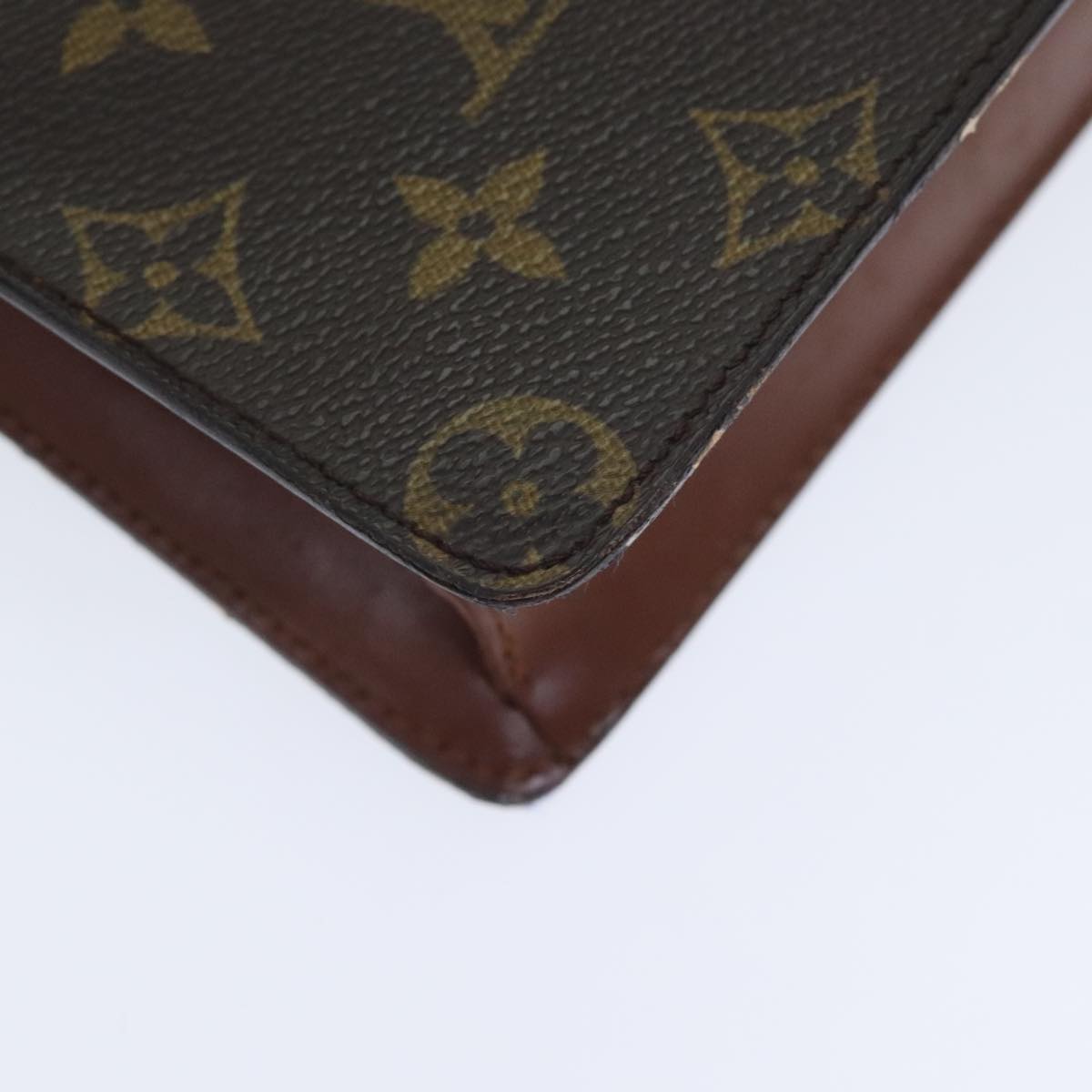 LOUIS VUITTON Monogram Pochette Homme Clutch Bag M51795 LV Auth ki4947