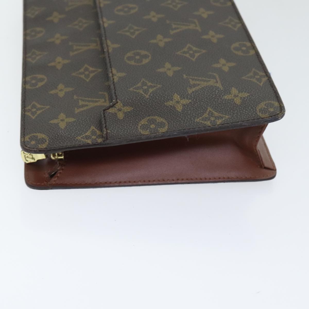 LOUIS VUITTON Monogram Pochette Homme Clutch Bag M51795 LV Auth ki4947