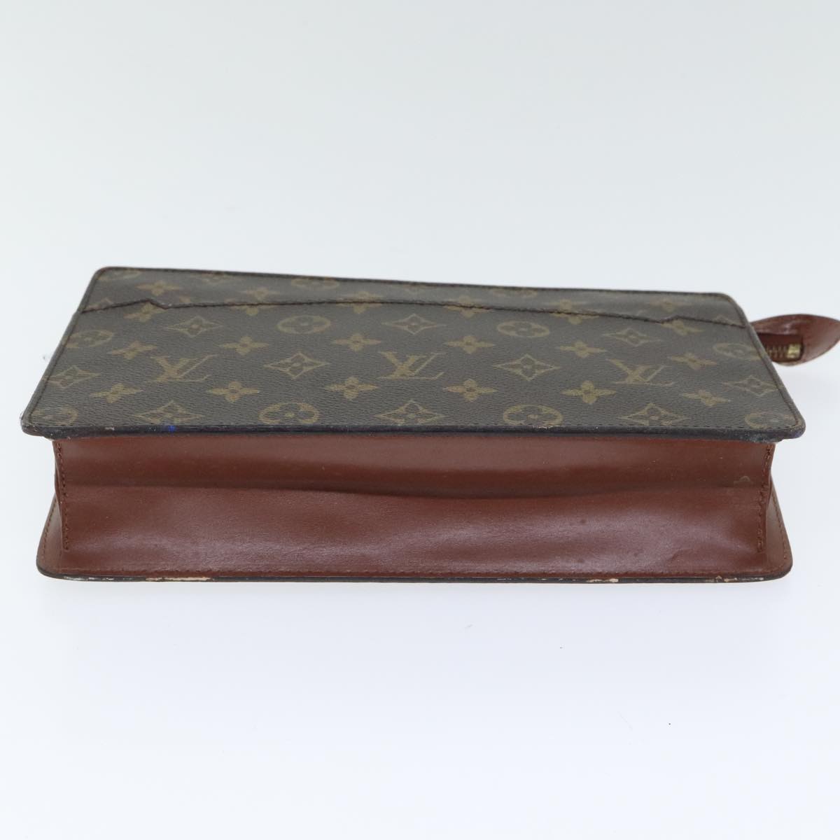 LOUIS VUITTON Monogram Pochette Homme Clutch Bag M51795 LV Auth ki4947