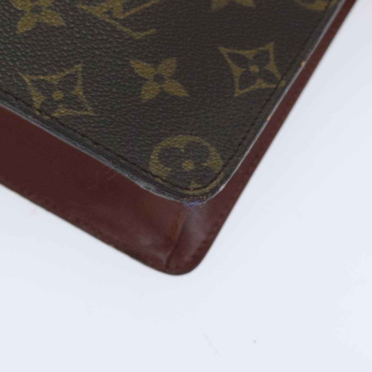 LOUIS VUITTON Monogram Pochette Homme Clutch Bag M51795 LV Auth ki4947