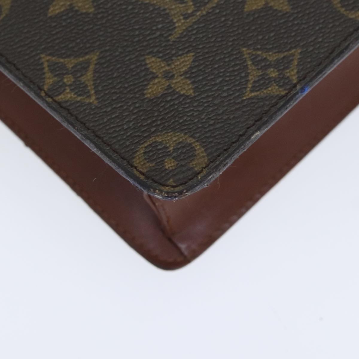 LOUIS VUITTON Monogram Pochette Homme Clutch Bag M51795 LV Auth ki4947