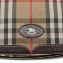 Burberrys Nova Check Shoulder Bag Canvas Beige Gold Auth ki4954-17
