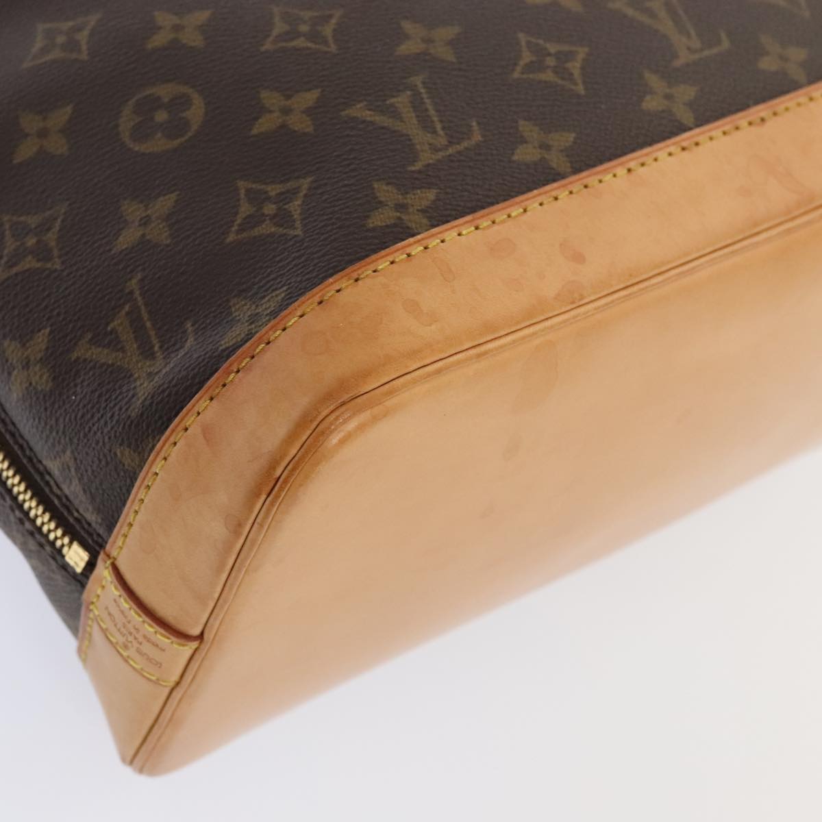 LOUIS VUITTON Monogram Alma Hand Bag M51130 LV Auth ki4959