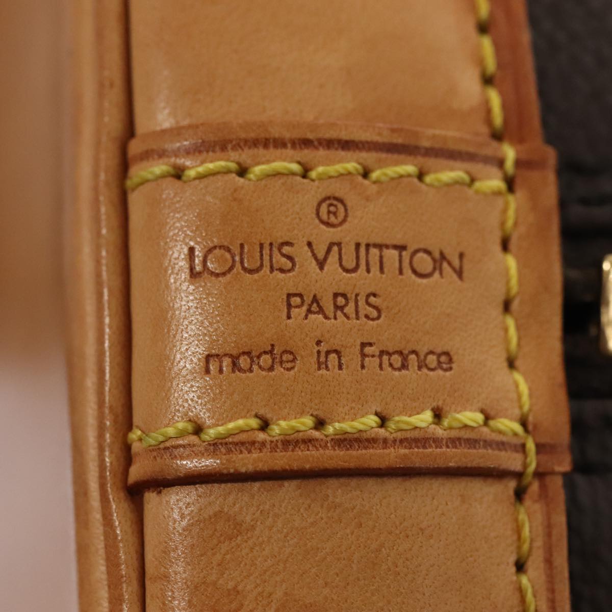 LOUIS VUITTON Monogram Alma Hand Bag M51130 LV Auth ki4959