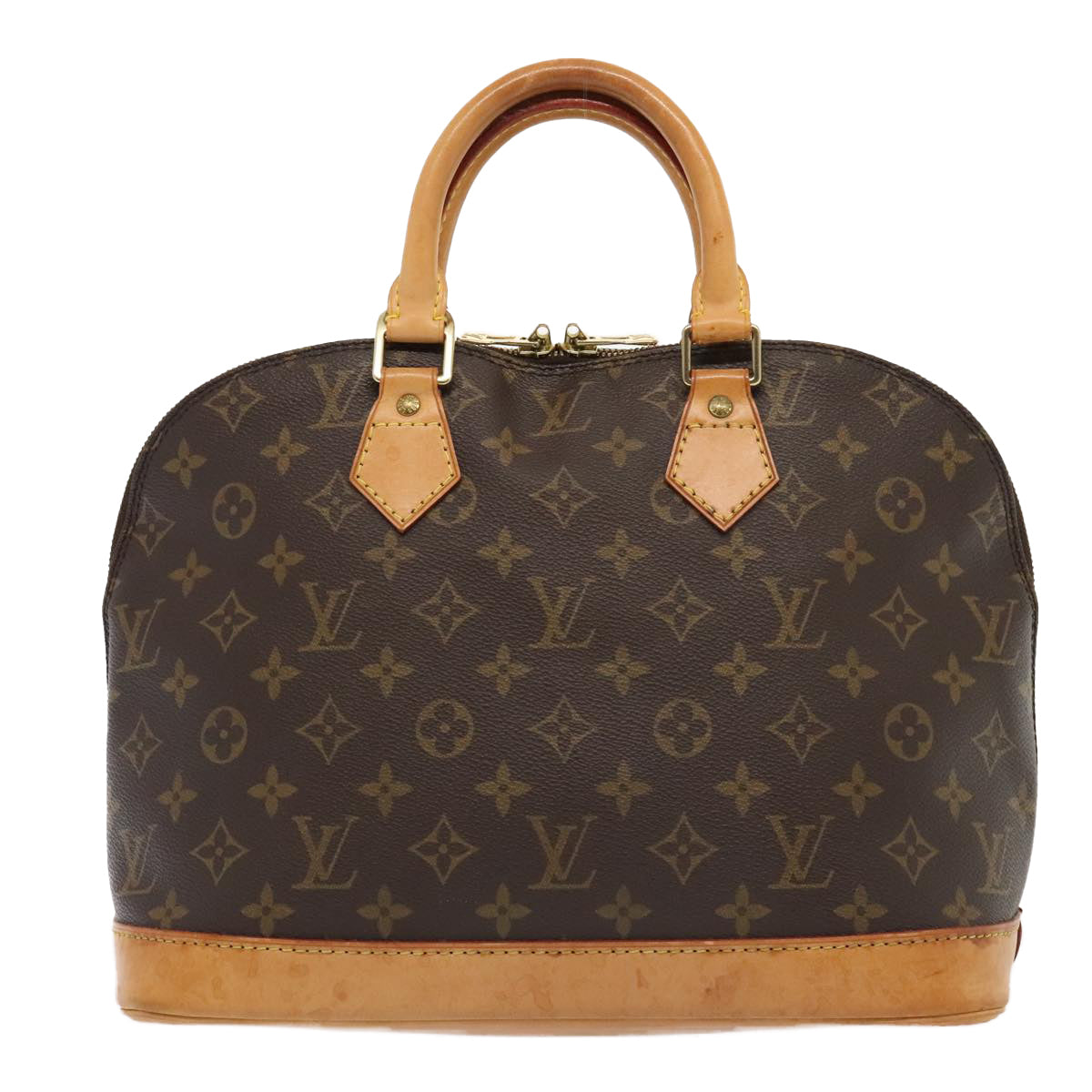 LOUIS VUITTON Monogram Alma Hand Bag M51130 LV Auth ki4959