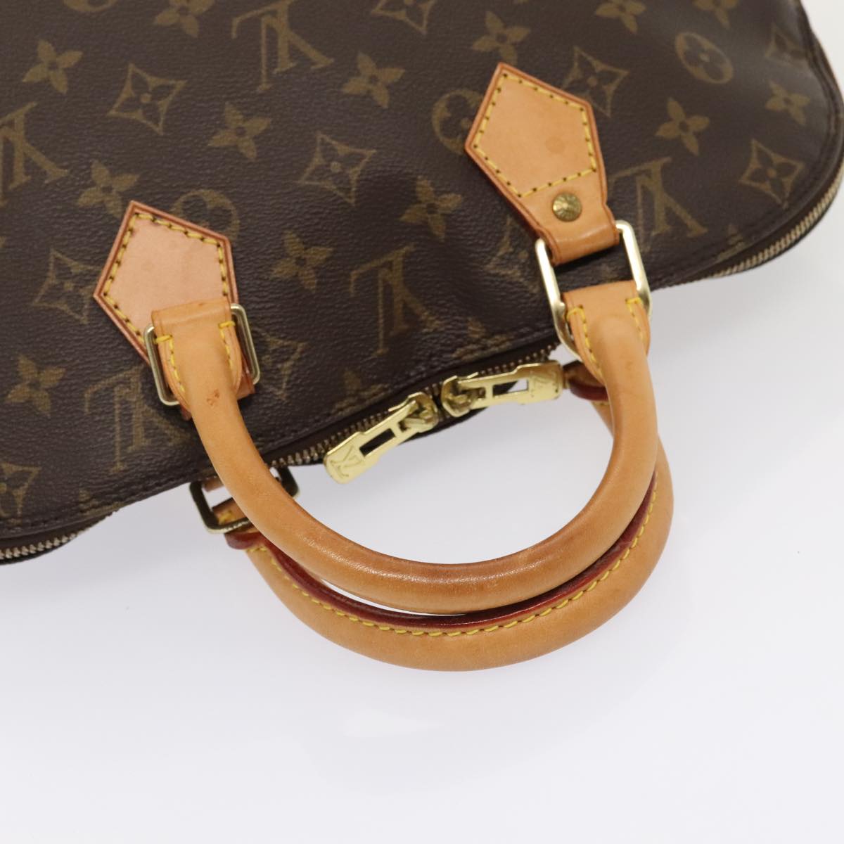 LOUIS VUITTON Monogram Alma Hand Bag M51130 LV Auth ki4959