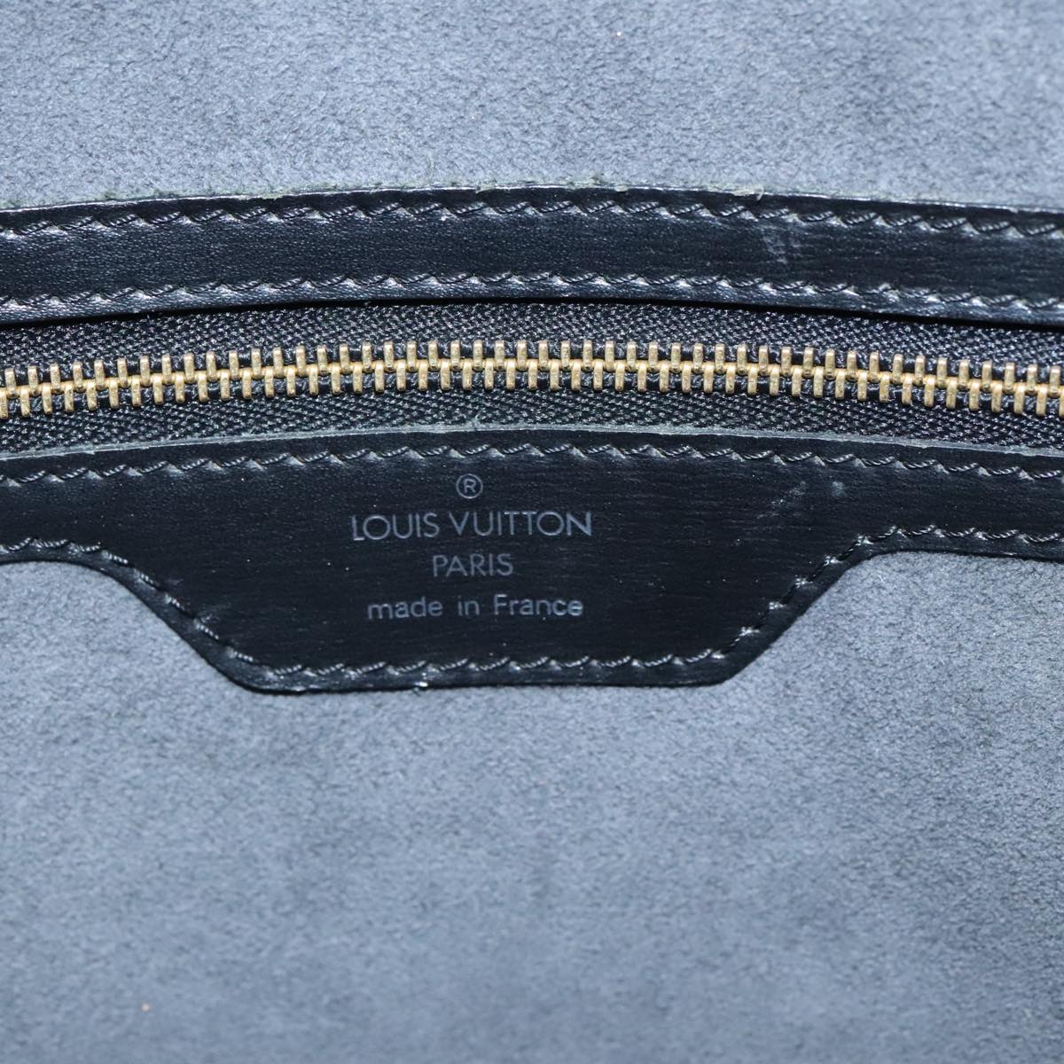 LOUIS VUITTON Epi Saint Jacques Shopping Shoulder Bag Black M52272 Auth ki4960