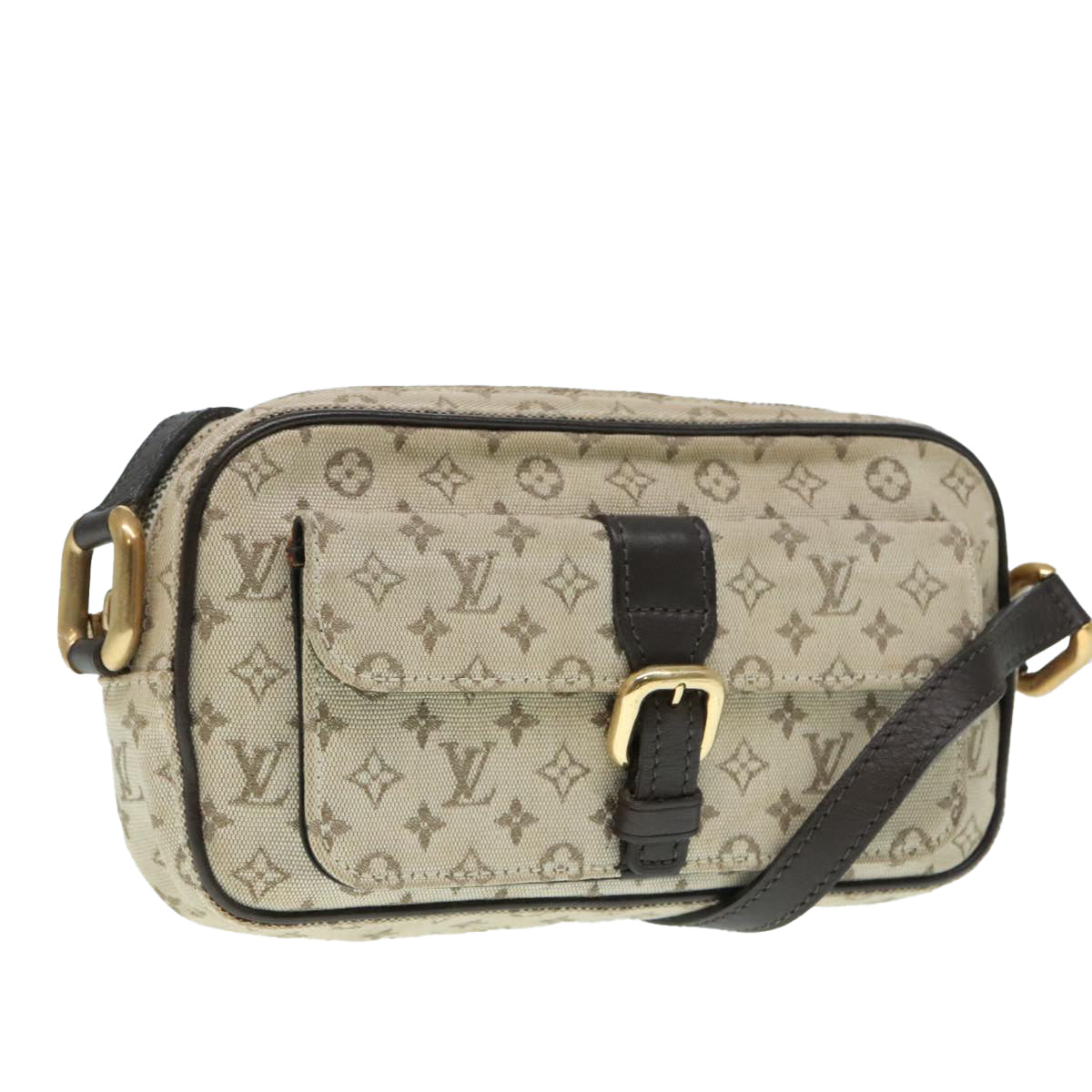 LOUIS VUITTON Monogram Mini Juliet MM Shoulder Bag Khaki M92218 LV Auth ki4968