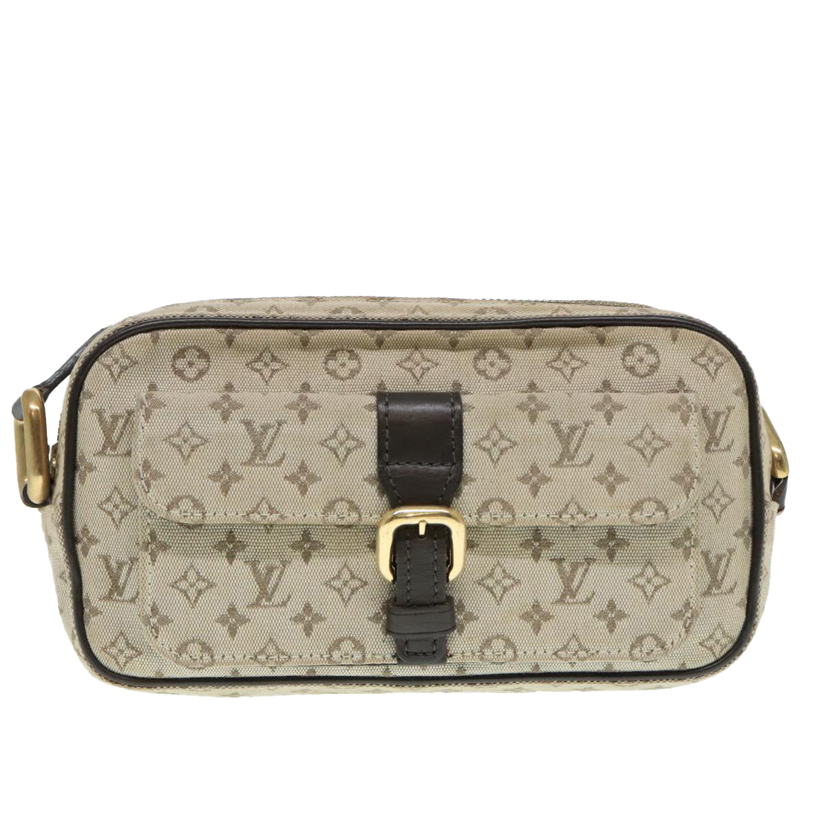 LOUIS VUITTON Monogram Mini Juliet MM Shoulder Bag Khaki M92218 LV Auth ki4968