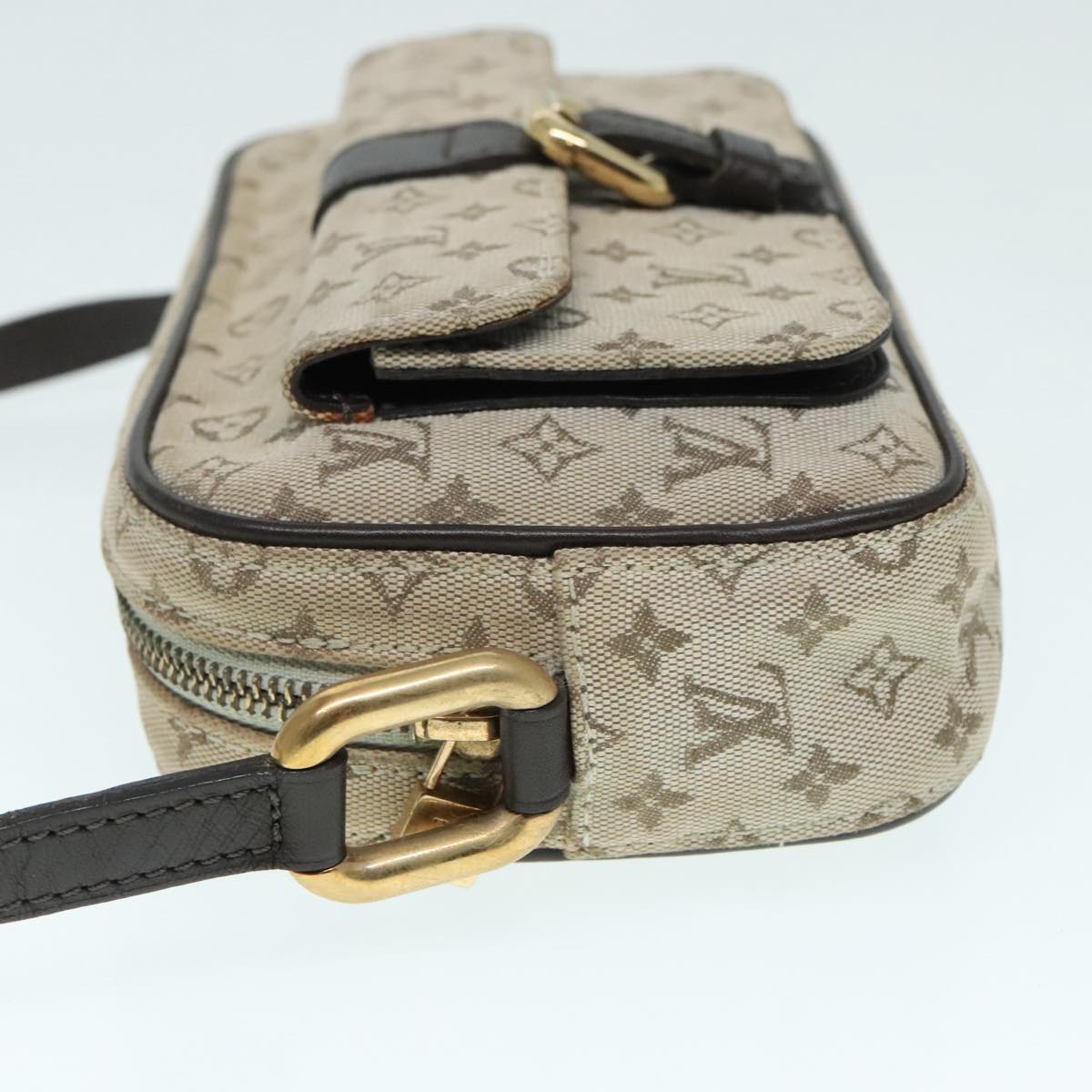 LOUIS VUITTON Monogram Mini Juliet MM Shoulder Bag Khaki M92218 LV Auth ki4968