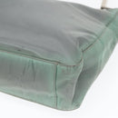 PRADA Shoulder Bag Nylon Khaki Silver Auth ki4969-9