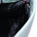 PRADA Shoulder Bag Nylon Khaki Silver Auth ki4969-19