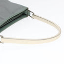 PRADA Shoulder Bag Nylon Khaki Silver Auth ki4969-7