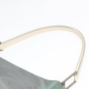 PRADA Shoulder Bag Nylon Khaki Silver Auth ki4969-8