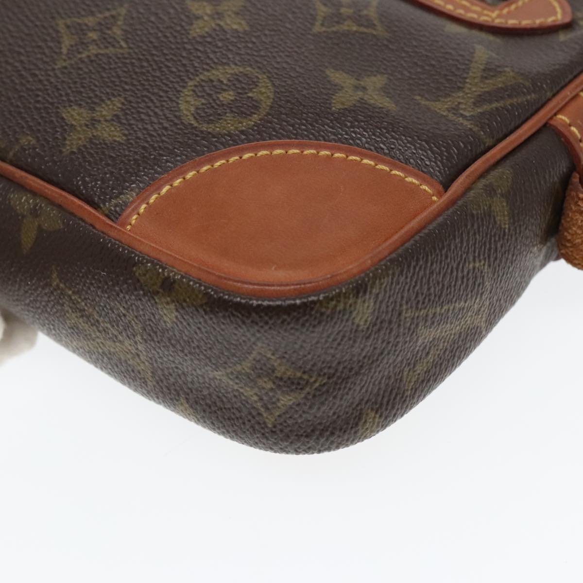 LOUIS VUITTON Monogram Marly Dragonne GM Clutch Bag Vintage M51825 Auth ki5005