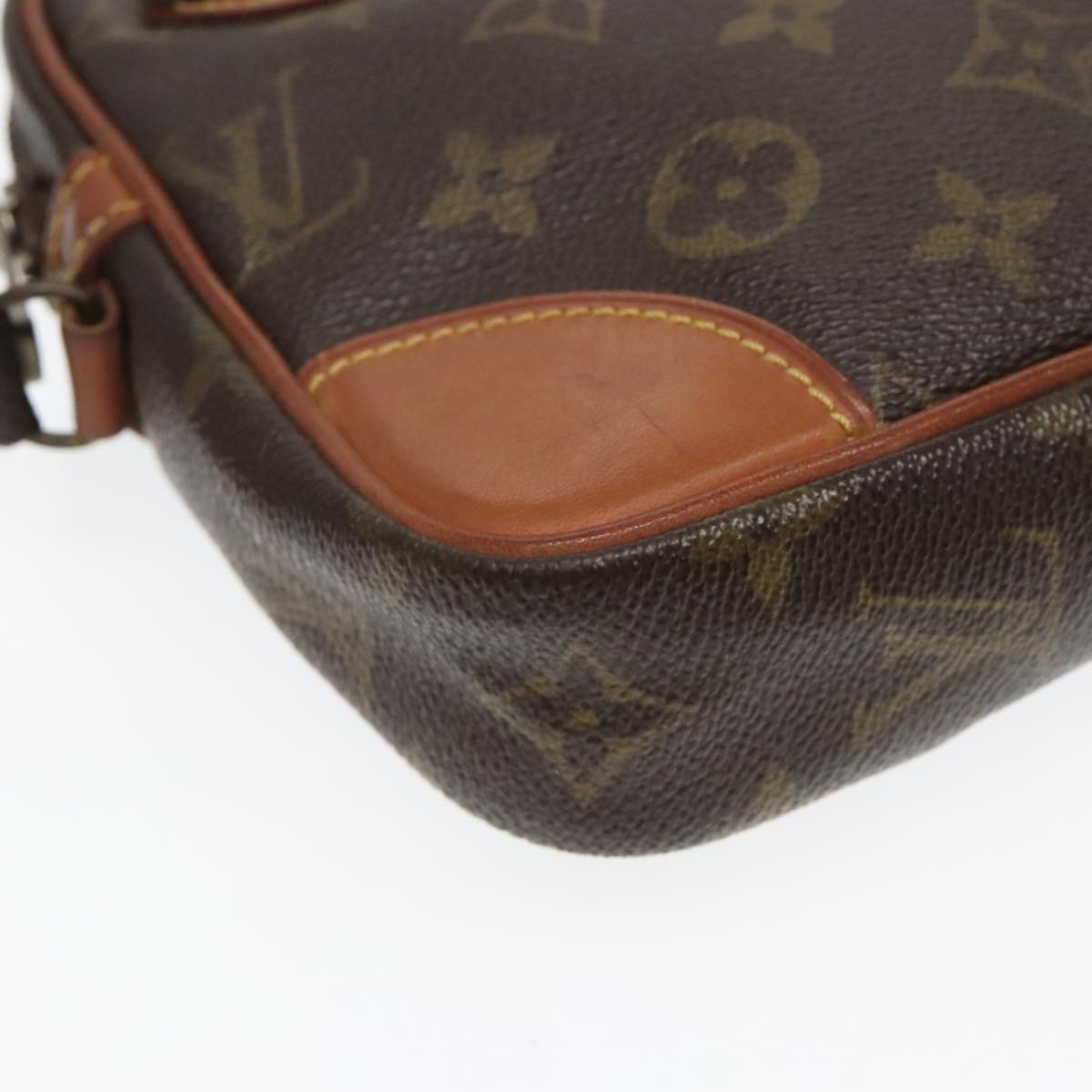 LOUIS VUITTON Monogram Marly Dragonne GM Clutch Bag Vintage M51825 Auth ki5005