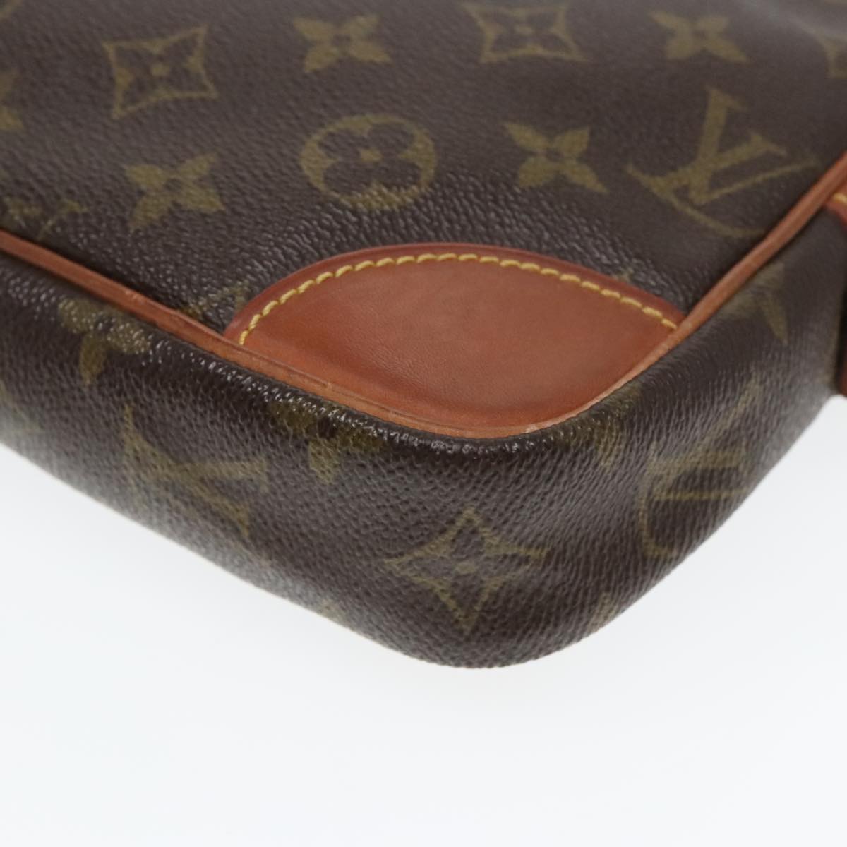 LOUIS VUITTON Monogram Marly Dragonne GM Clutch Bag Vintage M51825 Auth ki5005