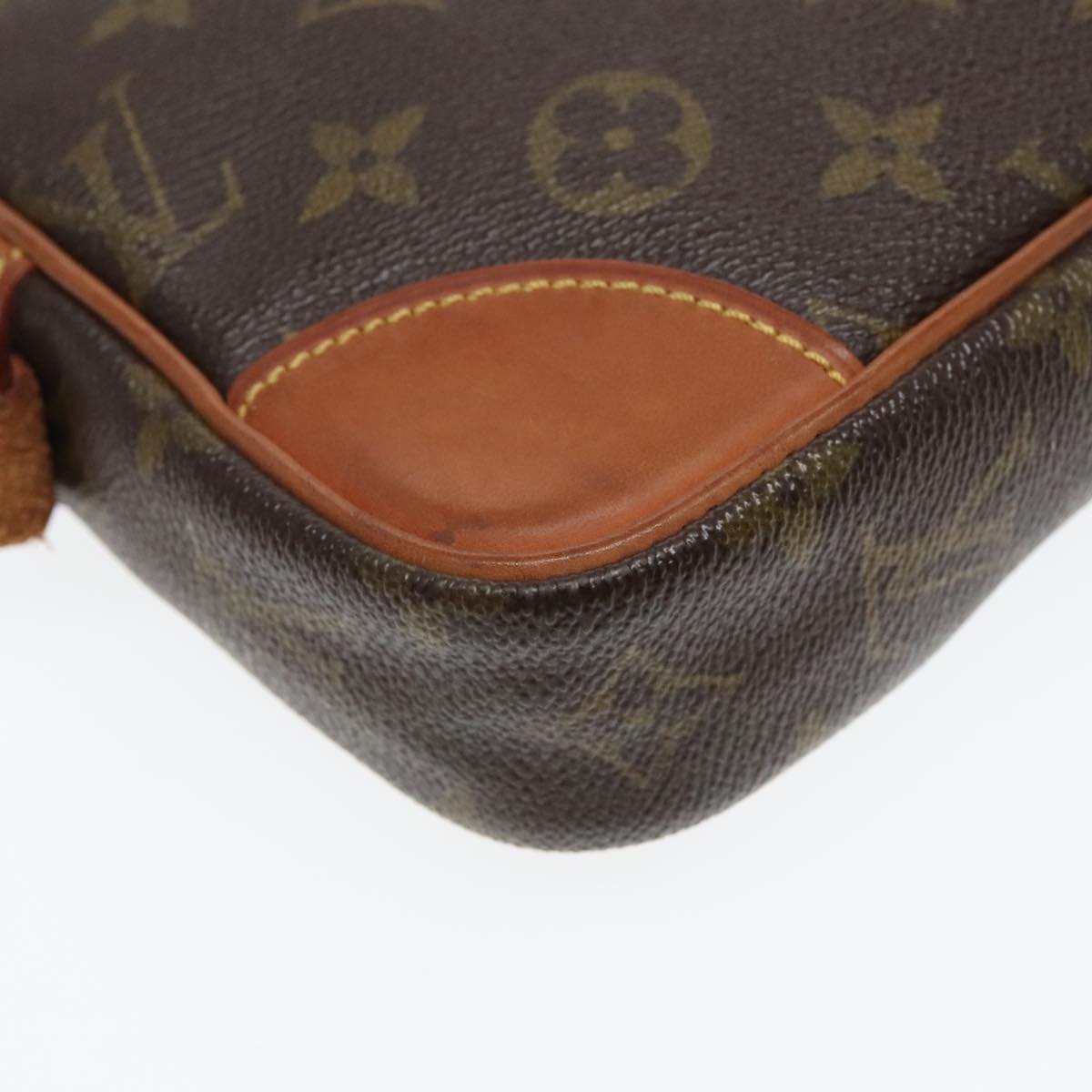 LOUIS VUITTON Monogram Marly Dragonne GM Clutch Bag Vintage M51825 Auth ki5005