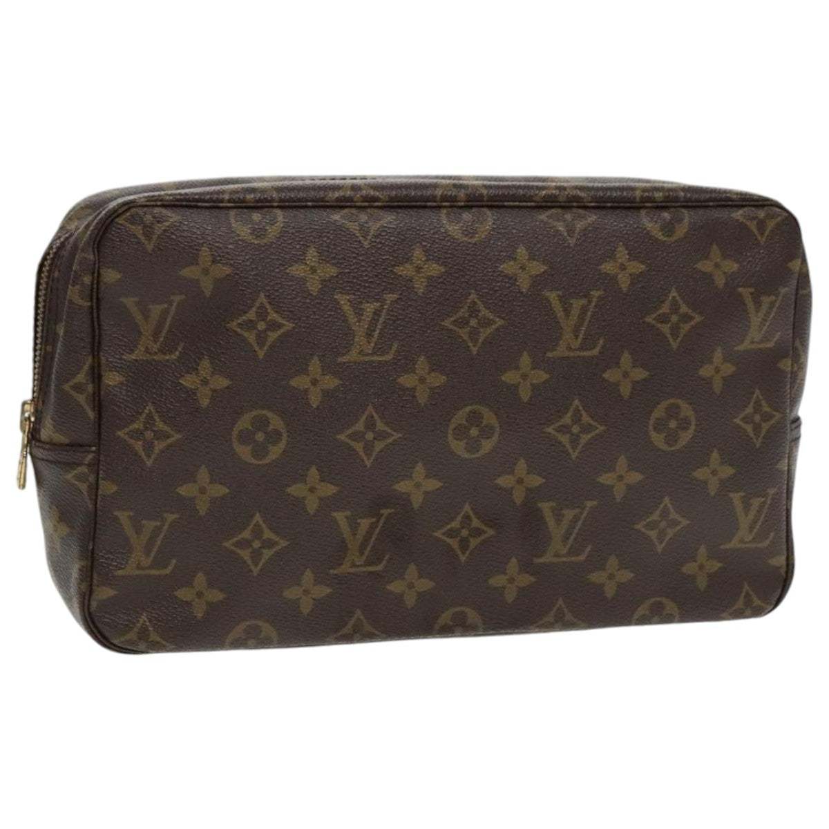 LOUIS VUITTON Monogram Trousse Toilette 28 Clutch Bag M47522 LV Auth ki5006