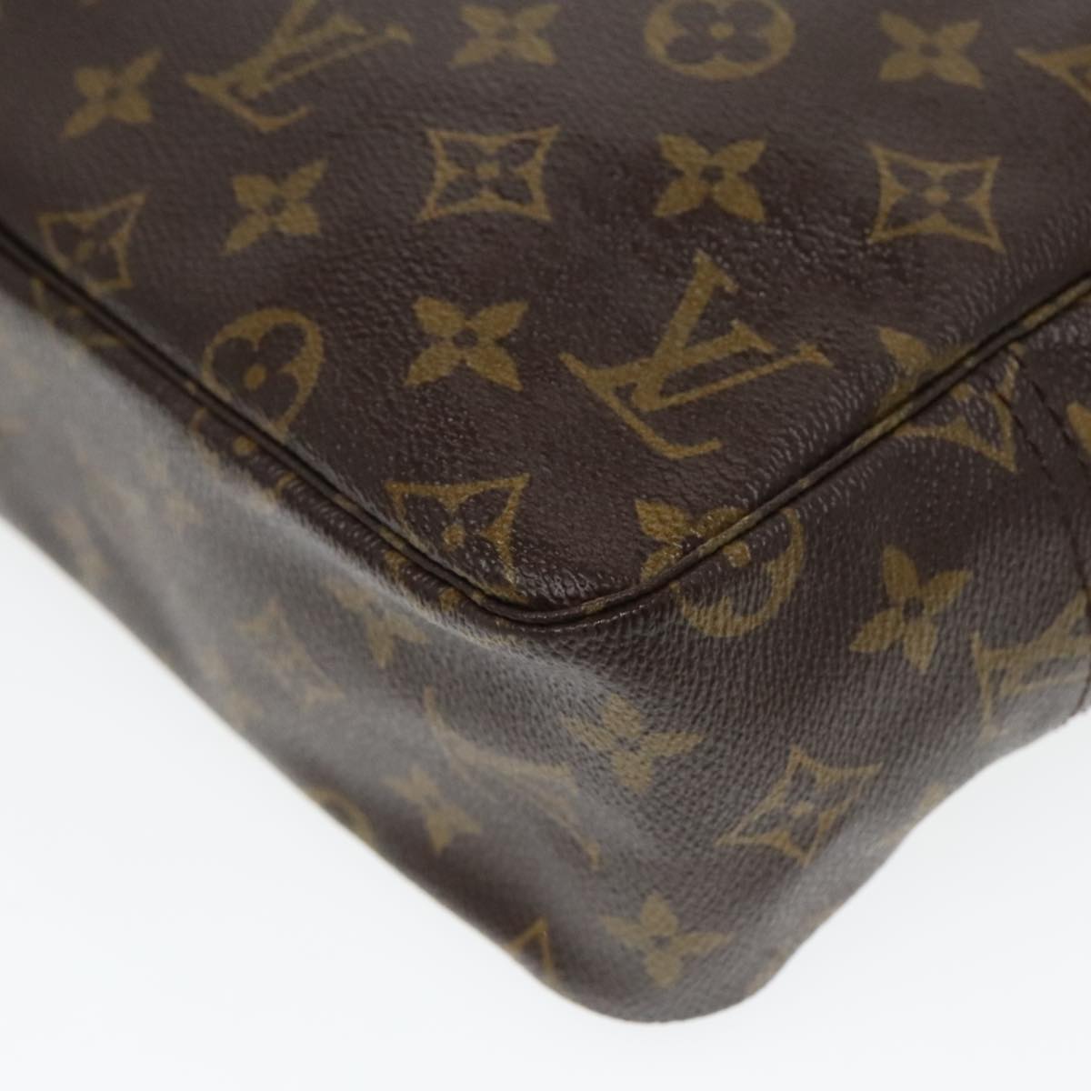 LOUIS VUITTON Monogram Trousse Toilette 28 Clutch Bag M47522 LV Auth ki5006