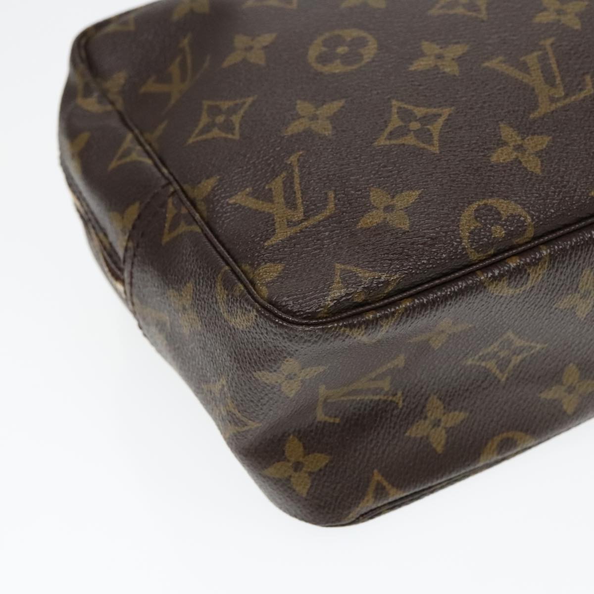 LOUIS VUITTON Monogram Trousse Toilette 28 Clutch Bag M47522 LV Auth ki5006