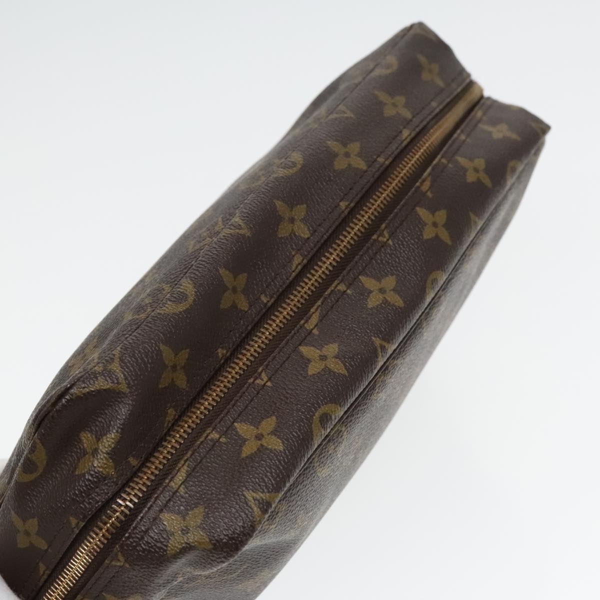 LOUIS VUITTON Monogram Trousse Toilette 28 Clutch Bag M47522 LV Auth ki5006