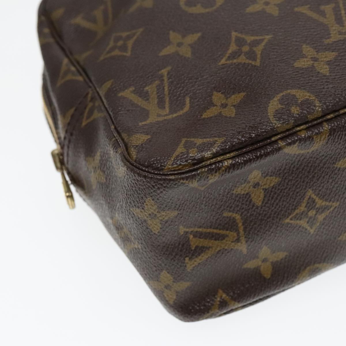 LOUIS VUITTON Monogram Trousse Toilette 28 Clutch Bag M47522 LV Auth ki5006