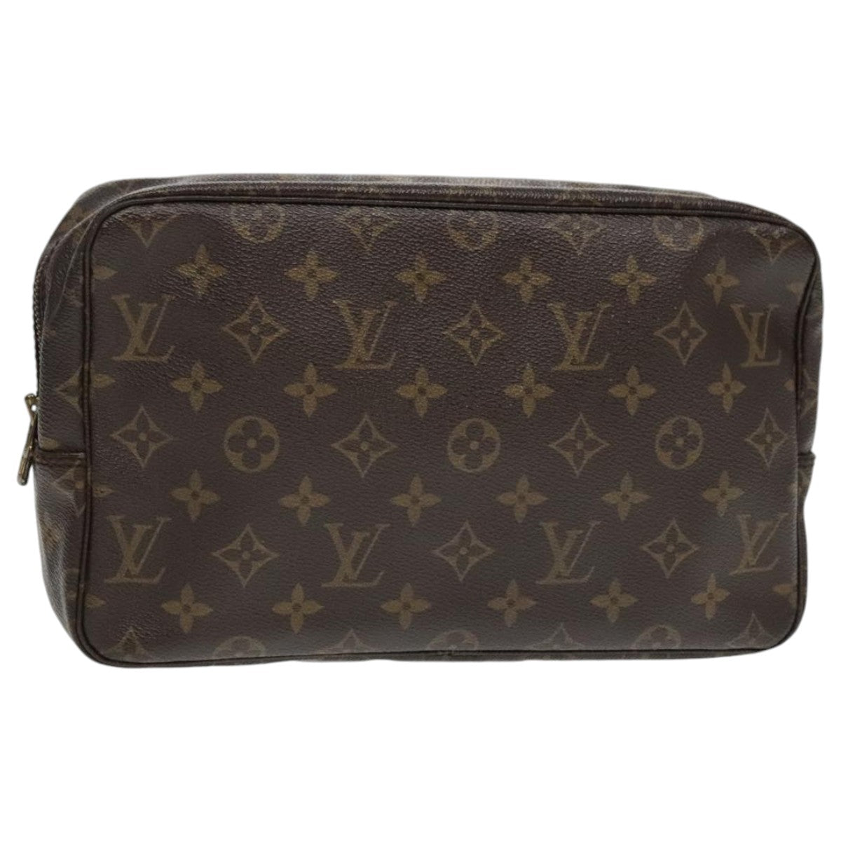 LOUIS VUITTON Monogram Trousse Toilette 28 Clutch Bag M47522 LV Auth ki5007