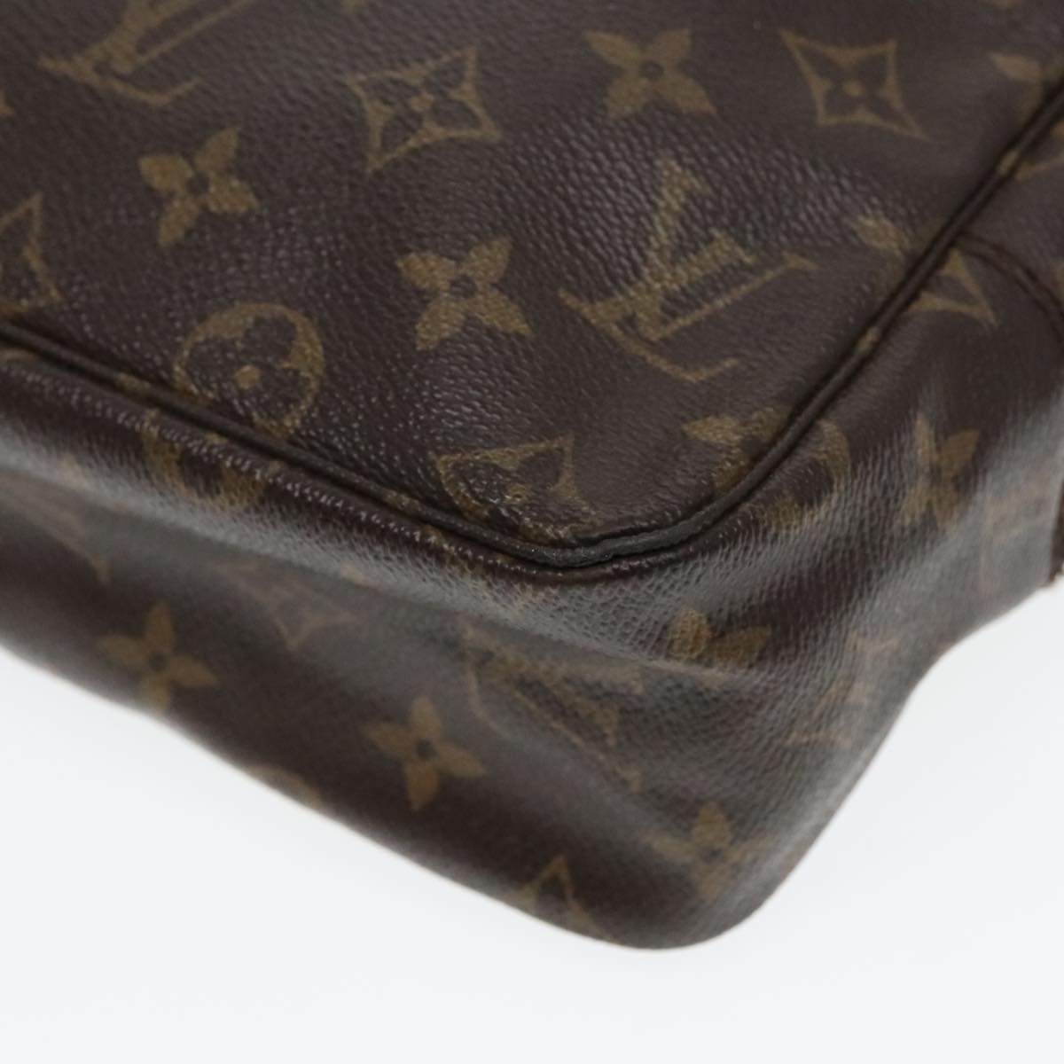 LOUIS VUITTON Monogram Trousse Toilette 28 Clutch Bag M47522 LV Auth ki5007