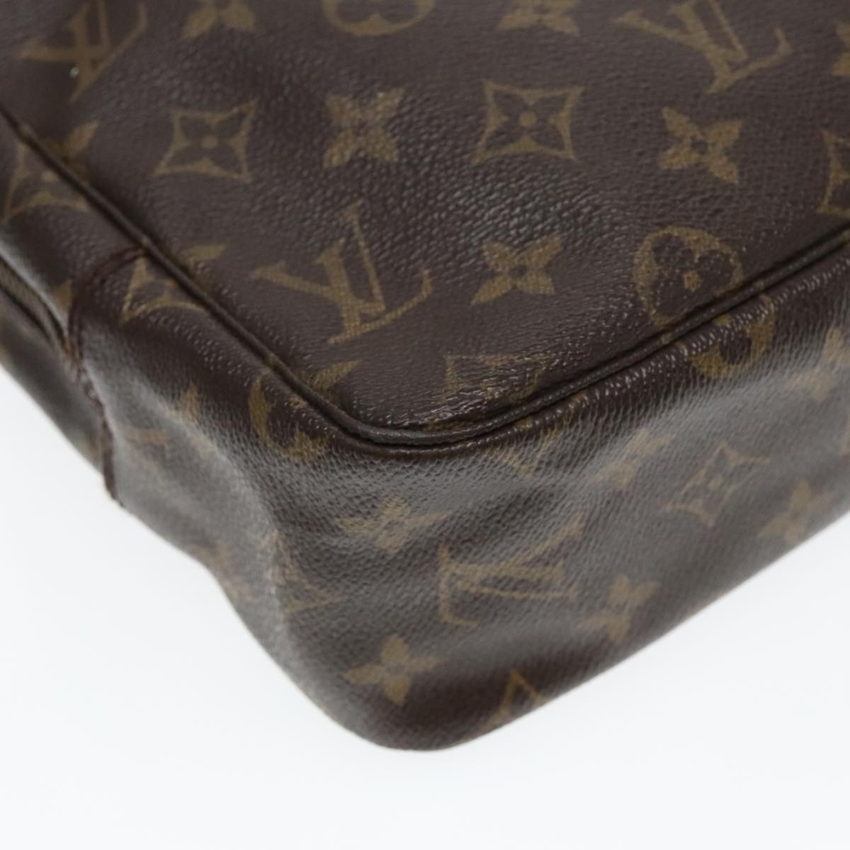 LOUIS VUITTON Monogram Trousse Toilette 28 Clutch Bag M47522 LV Auth ki5007