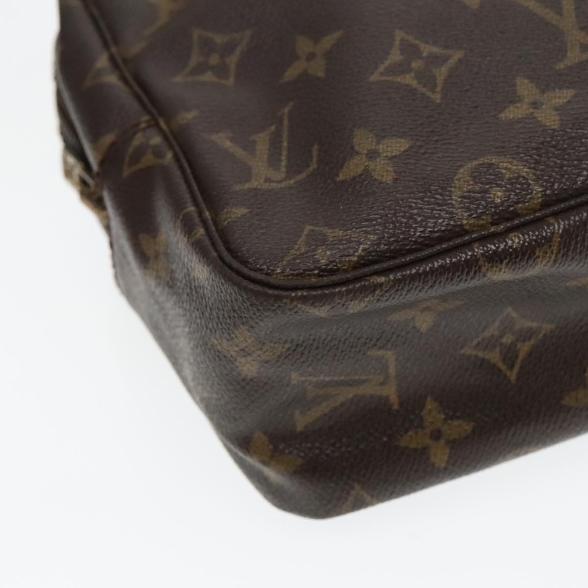 LOUIS VUITTON Monogram Trousse Toilette 28 Clutch Bag M47522 LV Auth ki5007