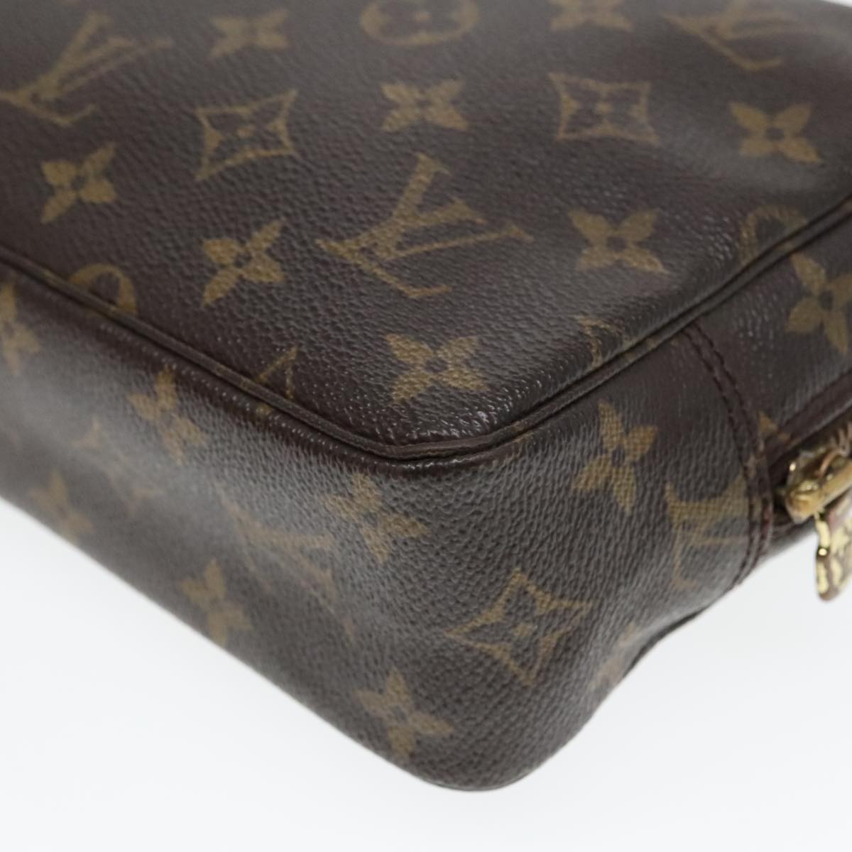 LOUIS VUITTON Monogram Trousse Toilette 23 Clutch Bag M47524 LV Auth ki5009