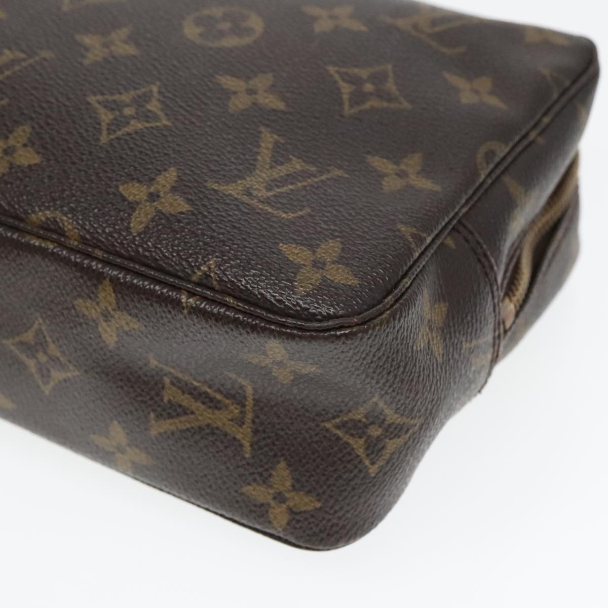 LOUIS VUITTON Monogram Trousse Toilette 23 Clutch Bag M47524 LV Auth ki5009