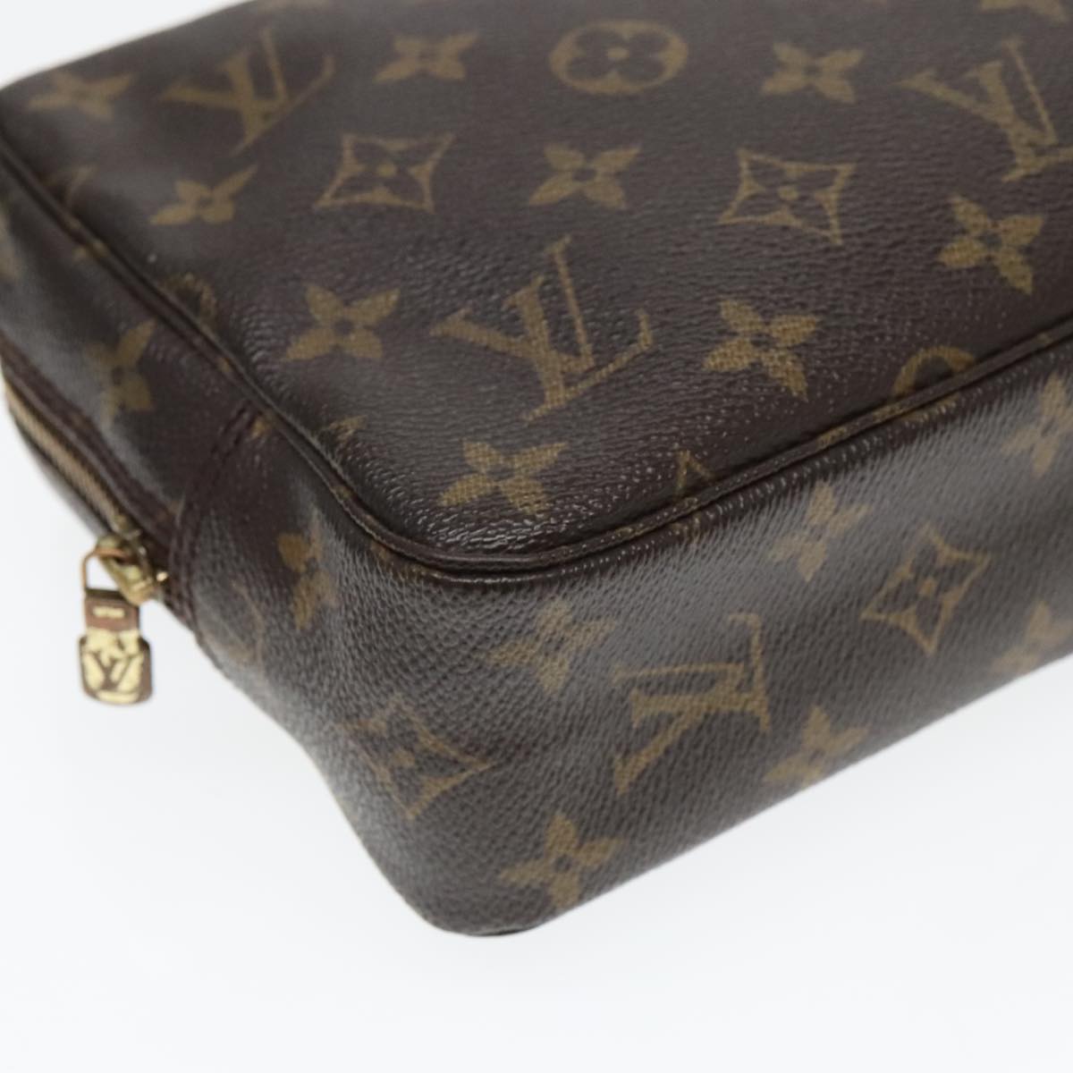 LOUIS VUITTON Monogram Trousse Toilette 23 Clutch Bag M47524 LV Auth ki5009